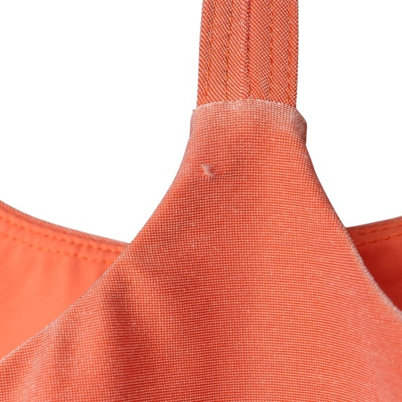 Twenty Montreal Womens Sports Bra Sz M Hot Coral Sky Racerback Shimmer NWT